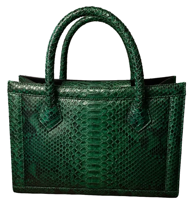 Smeraldo Python Tote