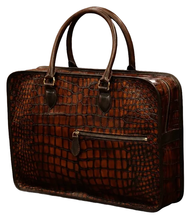 Cognac Briefcase